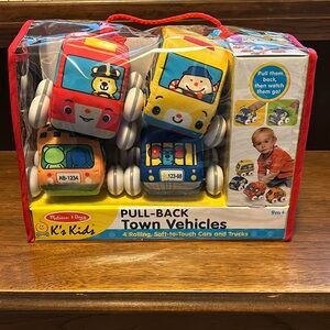Melissa and Doug Pull Back Town Vehicles